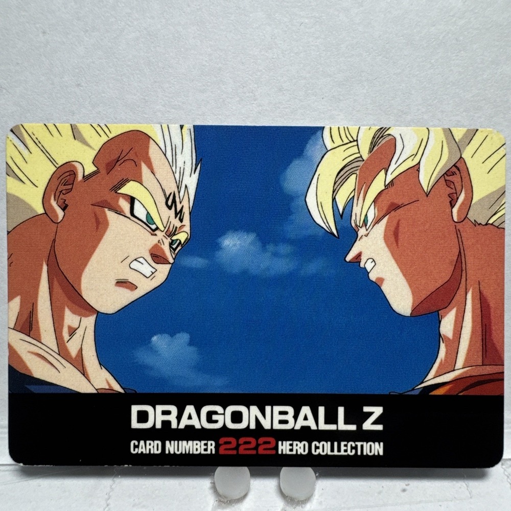 Dragon Ball Z Goku & Vegeta TCG Hero Collection Card 222 Panini Japan